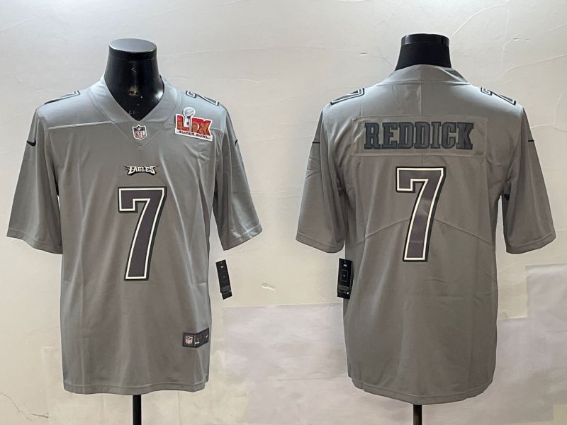 Men Philadelphia Eagles #7 Reddick Grey 2025 Nike Vapor Limited NFL Jersey style 2103